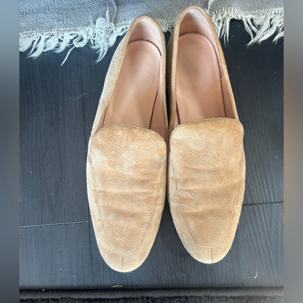 Tan Suede Loafers